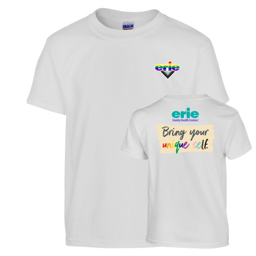  Youth White T Shirt - Erie Pride