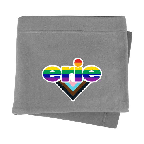  Grey Sweatshirt Blanket - Erie Pride