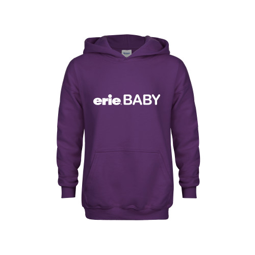  Youth Purple Fleece Hoodie - erie BABY