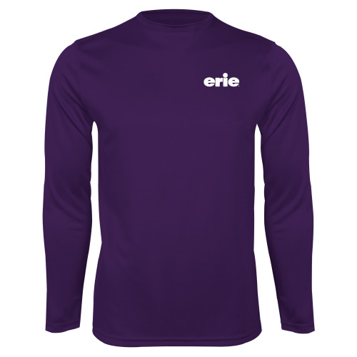  Purple Performance Long Sleeve Shirt - erie