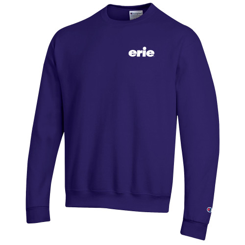  Champion Purple Fleece Crew - erie
