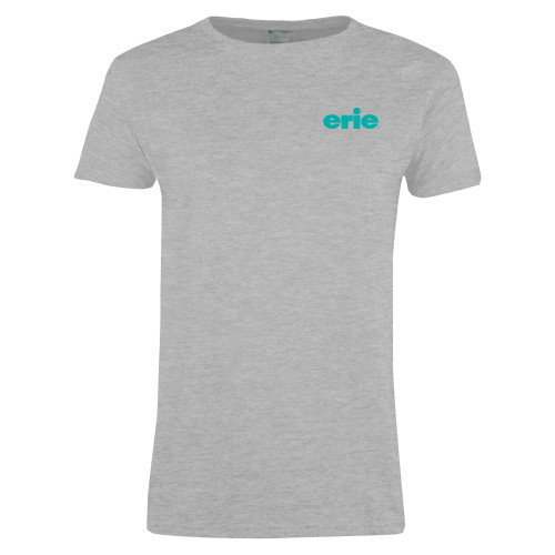  Womens Grey Short Sleeve Tee - erie