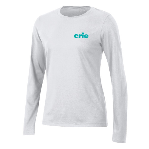  Gear Womens White Long Sleeve Tee - erie