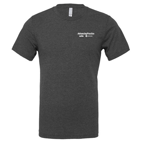  Bella + Canvas Dark Grey Heather CVC T Shirt - Erie Advancing Practice
