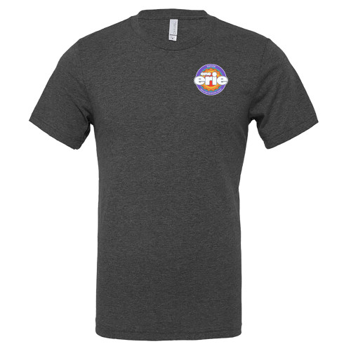  Bella + Canvas Dark Grey Heather CVC T Shirt - One Erie Raices