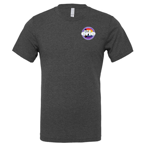  Bella + Canvas Dark Grey Heather CVC T Shirt - One Erie Pride