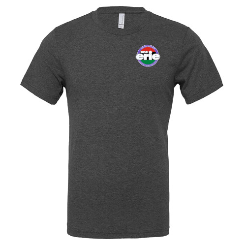  Bella + Canvas Dark Grey Heather CVC T Shirt - One Erie Culture