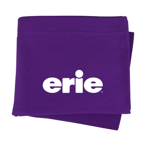  Purple Sweatshirt Blanket - erie