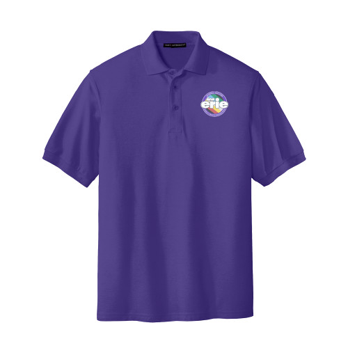  Purple Silk Touch Polo - One Erie Diversity
