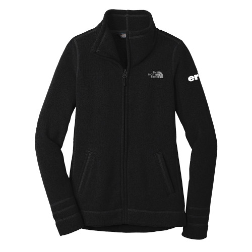  The North Face Womens Black Heather Fleece Jacket - erie