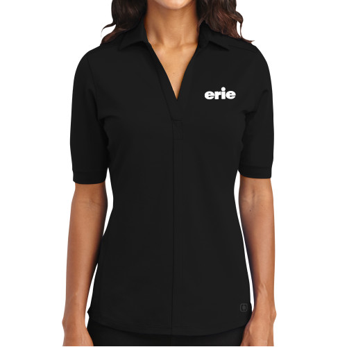  OGIO Womens Black Metro Polo - erie