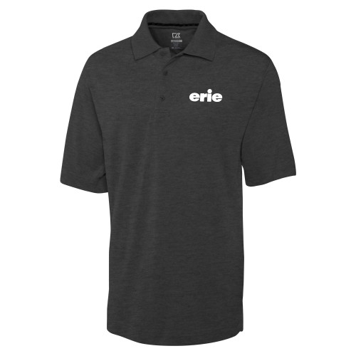  C&B Charcoal Advantage TriBlend Pique Polo - erie