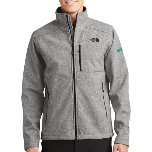  The North Face Grey Heather Apex Barrier Softshell Jacket - erie