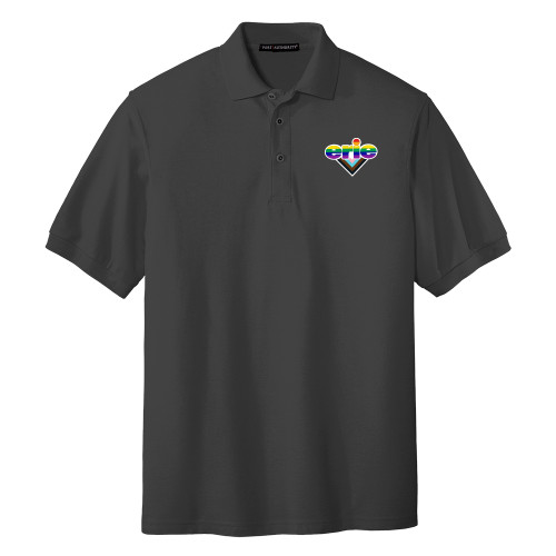  Charcoal Silk Touch Polo - Erie Pride