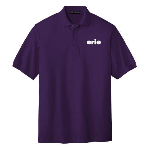  Purple Silk Touch Polo - erie