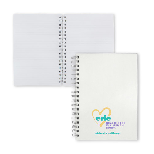  Clear 7 x 10 Spiral Journal Notebook - Erie Healthcare Is A Human Right