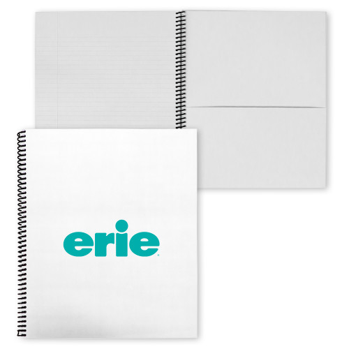  College Spiral Notebook w/Black Coil - erie