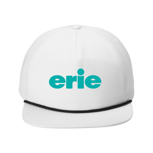 Retro White/Black Rope Cap - erie