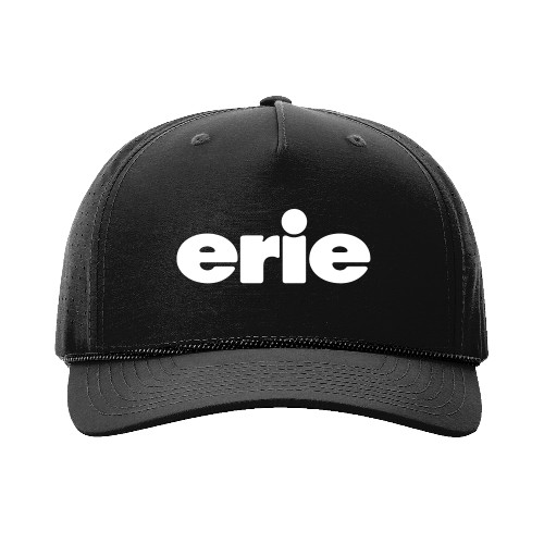  Richardson 355 Black Laser Performance Rope Cap - erie