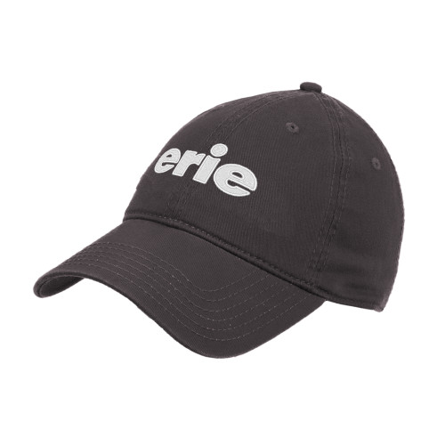  Charcoal Unstructured Adjustable Low Profile Hat - erie