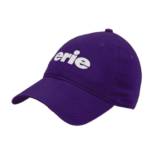  Purple Unstructured Adjustable Low Profile Hat - erie
