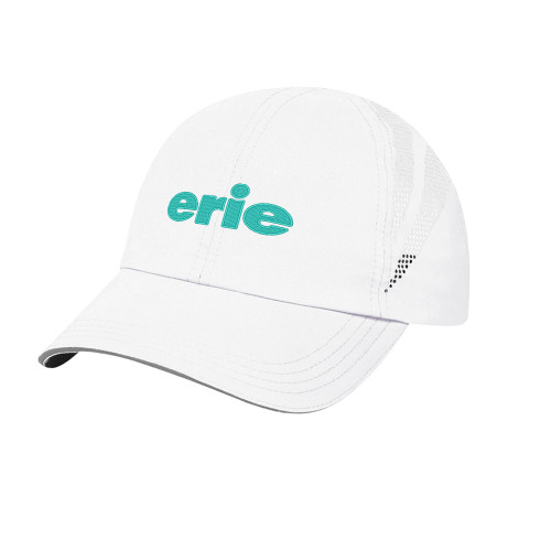  Womens White Performance Cap - erie