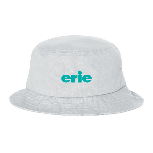  Sportsman White Bucket Hat - erie