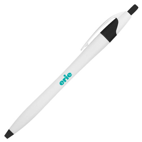 Dart White/Black Pen w/Blue Ink - erie
