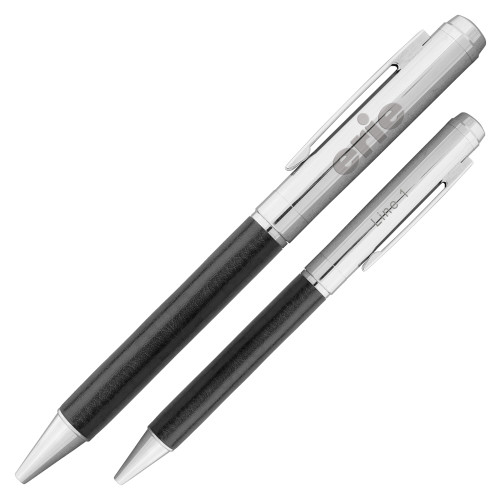  Fabrizio Black Ballpoint Pen - erie Engraved