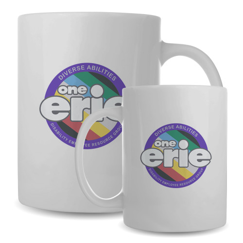  Full Color White Mug 15oz - One Erie Diversity