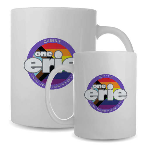  Full Color White Mug 15oz - One Erie Pride