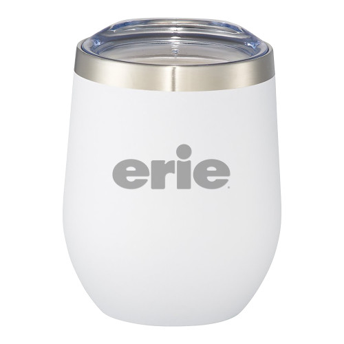  Corzo Vacuum Insulated White Cup 12oz - erie Engraved