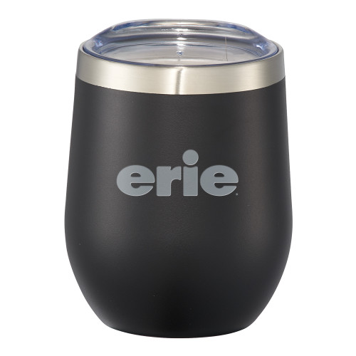  Corzo Vacuum Insulated Black Cup 12oz - erie Engraved