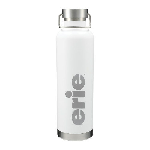  Thor Copper Vacuum Insulated White Bottle 32oz - erie Engraved