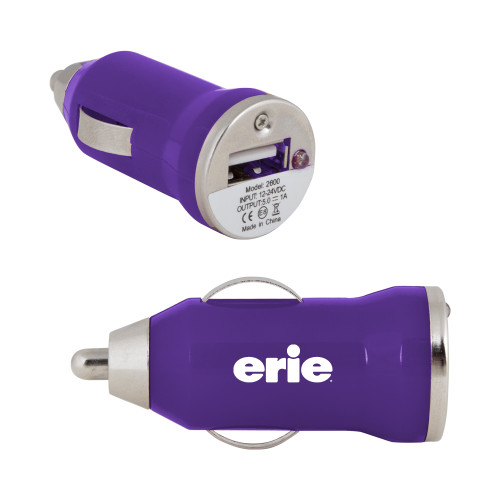  On the Go Purple Car Charger - erie
