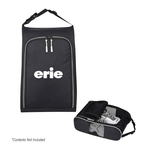  Crosstown Side Mesh Black Shoe Bag - erie