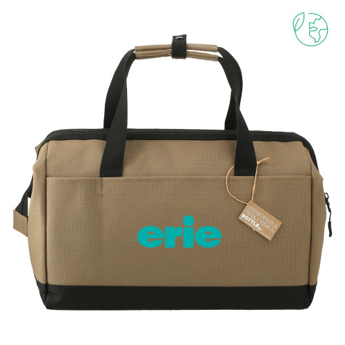  NBN Brown Recycled Utility Zippered Tool Tote - erie