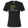 Thumbnail image for  Bella + Canvas Womens Black Relaxed Cotton T Shirt