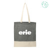 Thumbnail image for  Split Recycled Black Cotton Twill Convention Tote