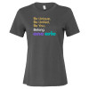 Thumbnail image for  Bella + Canvas Womens Asphalt Relaxed Cotton T Shirt