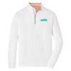 Thumbnail image for  Peter Millar White Perth Performance 1/4 Zip