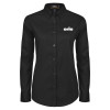 Thumbnail image for  Womens Black Twill Button Down Long Sleeve 