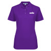 Thumbnail image for  Womens Silk Touch Purple Pique Polo