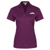 Thumbnail image for  Womens Purple Performance Fine Jacquard Polo