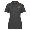 Thumbnail image for  Womens Silk Touch Charcoal Pique Polo