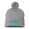 Thumbnail image for  Sportsman Heather Grey Pom Pom Cuffed Beanie