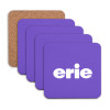 Thumbnail image for  Hardboard Coaster w/Cork Backing 4/set