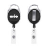 Thumbnail image for  Black Oval Retractable Badge Holder w/Clip