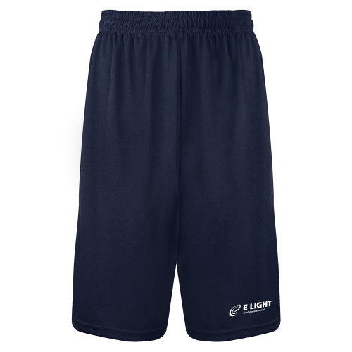  Navy Performance Classic 9 Inch Short - E Light Electric with Tagline