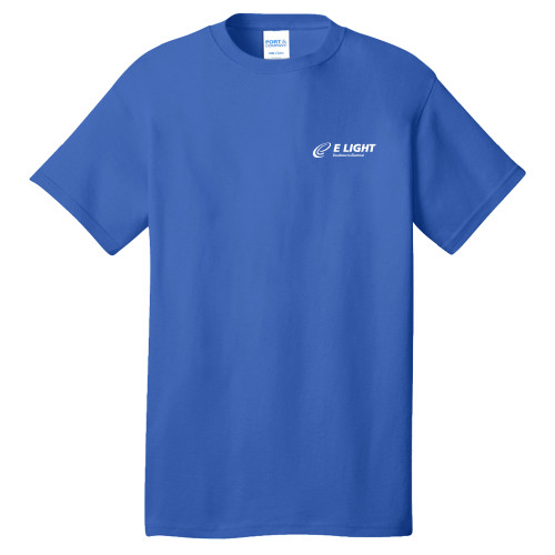  Extended Royal T Shirt - E Light Electric with Tagline